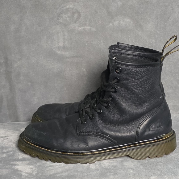 Dr Martens Awley Boots Men\'s US Size 10 Black Leather 8 Eyelet Combat main image 9